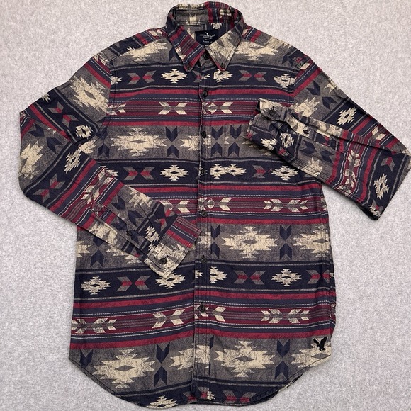 American Eagle Outfitters Other - American Eagle Button Down Shirt Mens M Classic Fit Aztec‎ Navajo Southwestern